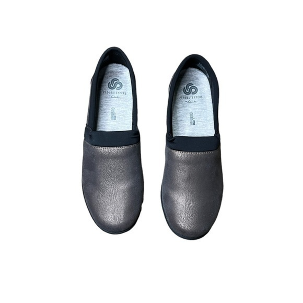Cloudstepper by‎ Clarks Sillian Blair Bronze Slip On Women’s Comfort Shoes Sz 7M